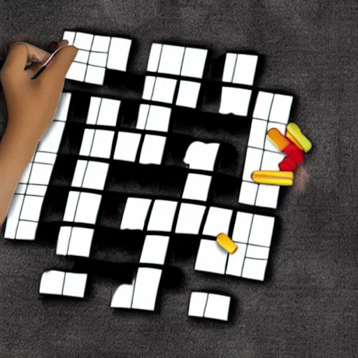 Image similar to crossword puzzle