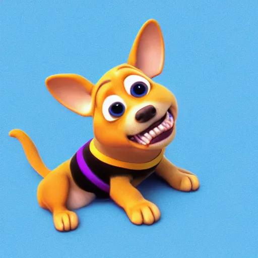 Prompt: pixar puppy dog