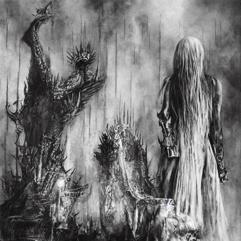 Prompt: Game of Thrones by Stephen Gammell