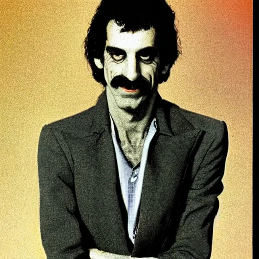 Image similar to frank zappa as an attractive rat