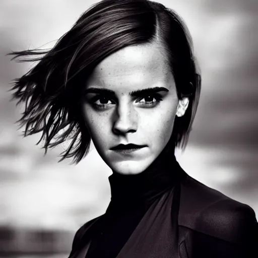 Prompt: cute emma watson wearing iron man's suite flying in new yourk, beautiful face, pale skin, rule of thirds, cinematic lighting, rainy weather, melancholy atmosphere, sharp focus, backlit, stunning, smooth, hard focus, full body shot, instagram photo, shot on sony a 7 iii, hyper realistic