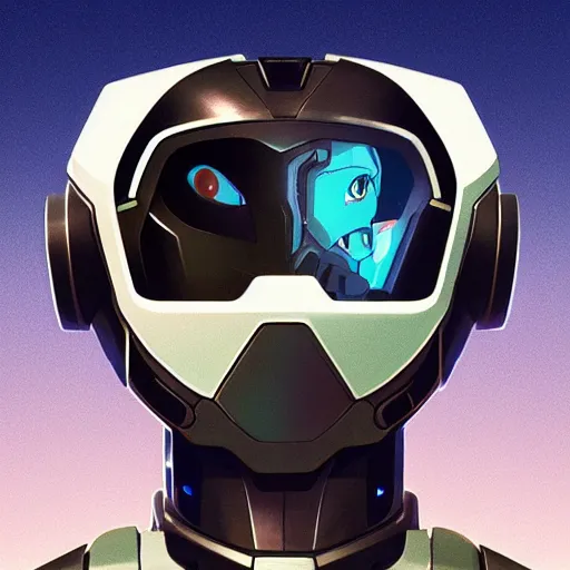 Image similar to face icon stylized minimalist robotech, loftis, cory behance hd by jesper ejsing, by rhads, makoto shinkai and lois van baarle, ilya kuvshinov, rossdraws global illumination