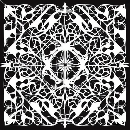 Image similar to a square vector art panel for cnc plasma, laser, geometric pattern