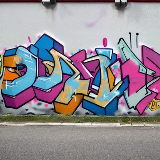 Image similar to a graffiti that says this wall is clean on a white wall