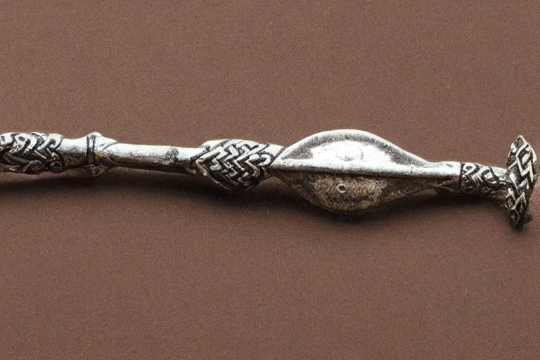 Image similar to “viking age fibula found from Birka in Borre style”