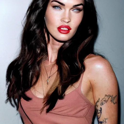 Image similar to megan fox as a man