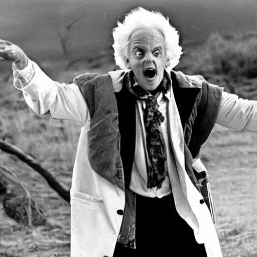 Prompt: doctor emmett brown