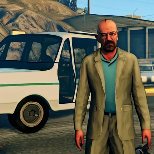 Image similar to walter white in gta v