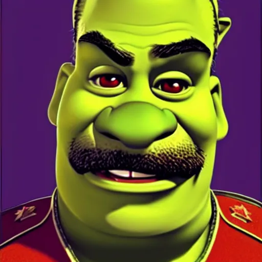 Image similar to josef stalin shrek