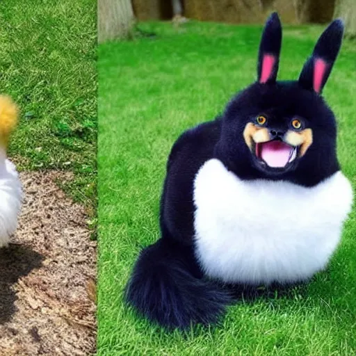 Image similar to real life Pokemon, fluffy, realistic