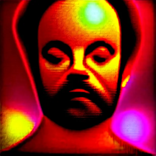 Image similar to terence McKenna posing seductively with psychedelic mushrooms, psychedelic, fractal, cinematic lighting, dramatic, octane render, full body, trending on artstation, perfect facial symmetry, bokeh, 8k, intricate, hyper detailed