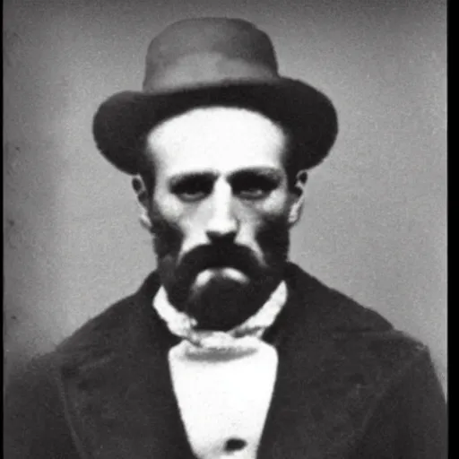 Image similar to Jack the Ripper mugshot photo