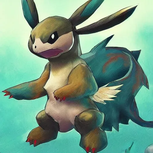 Image similar to Pokemon as real animals, photorealistic art, cinematic poster, intricate detailing