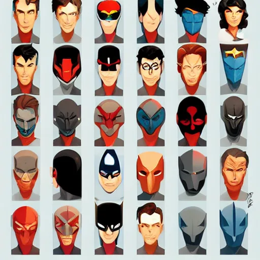 Image similar to face icon stylized minimalist justice league, loftis, cory behance hd by jesper ejsing, by rhads, makoto shinkai and lois van baarle, ilya kuvshinov, rossdraws global illumination