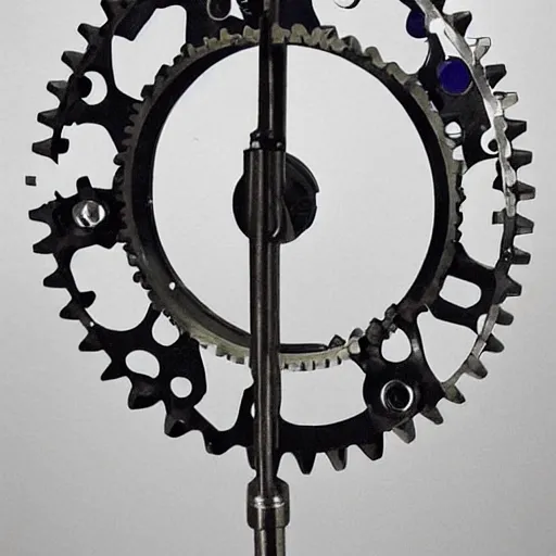 Image similar to high powered next generation industrial mechanical dream catcher, gears and pistons