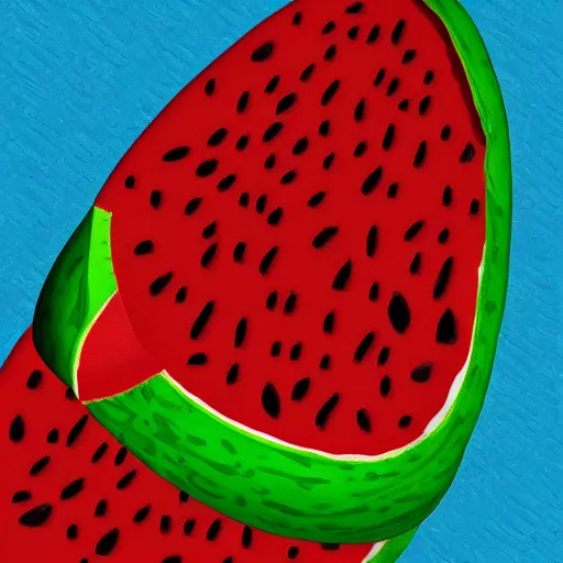 Prompt: planet watermelon