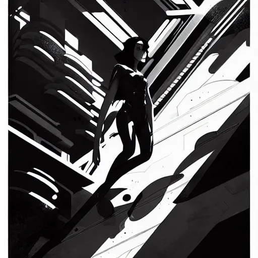 Prompt: a maciej kuciara art deco style sci - fi pilot, ink drawing, smooth, sharp focus, vibrant volumetric dark natural light, dark enlightenment, alchemy, albedo.