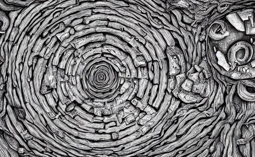 Image similar to sponge with many paths inside each hole, paths lead to different worlds, surreal, lord of the rings, detailed, high definition, close up, mysterious, curiosity,