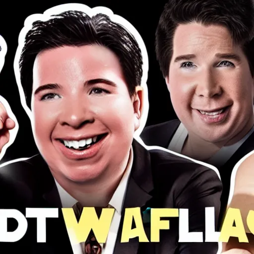 Image similar to star wars but all the cast are Michael Mcintyre