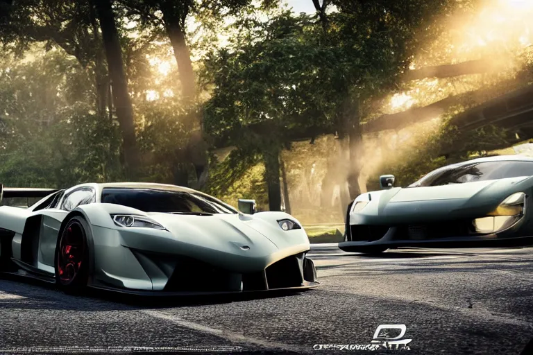 Image similar to photo wallpaper sport car gran turismo 7 forza horizon need for speed fast and furious 5 unreal engine supercar hypercar game concept car octane render, 4 khd 2 0 2 2 3 d cgi rtx style chrome reflexion global illumination ray tracing hdr arstation pixar and disney unreal