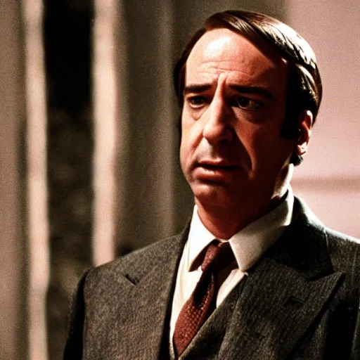 Image similar to still of saul goodman from the Godfather(1980)