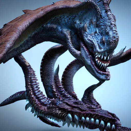 Image similar to photorealistic cinema 4 d render of an eldritch monster hunter