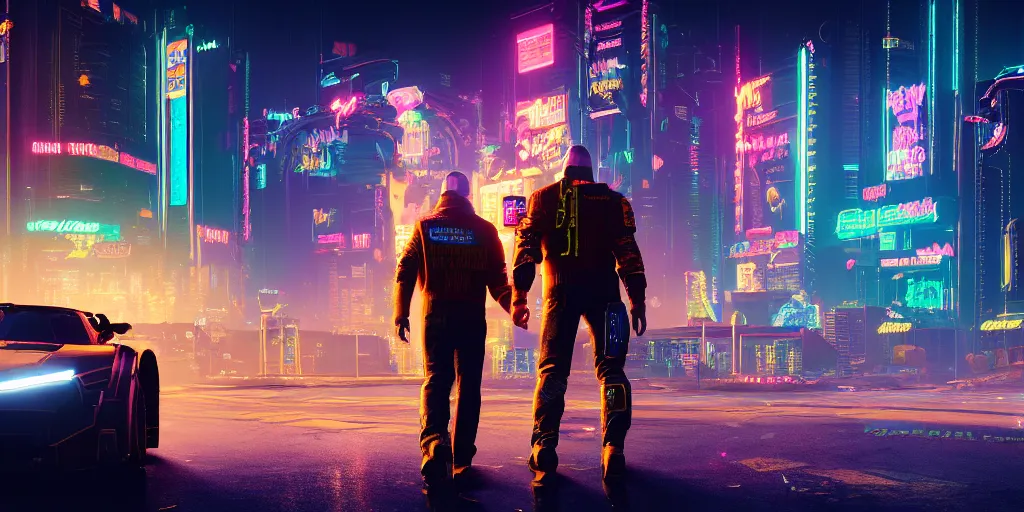 Cyberpunk, cyberpunk 2077, digital, game, night city, HD phone wallpaper