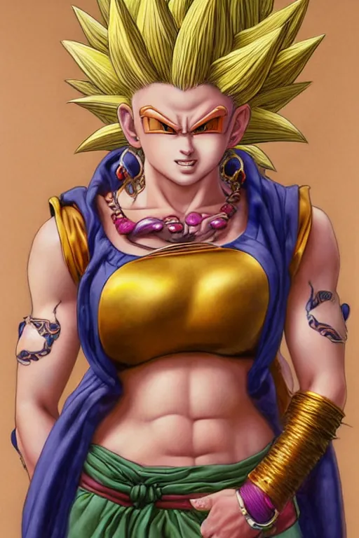 haruji fusion of potara earrings by shindaihar7zin on DeviantArt