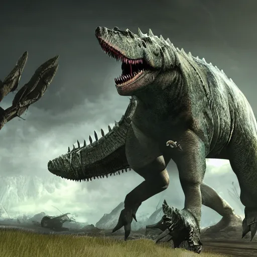 Image similar to promptosaurus rex