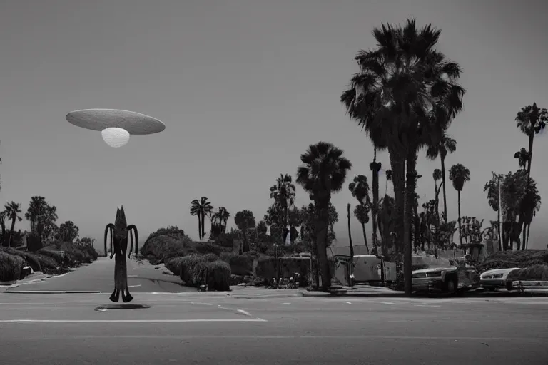 Image similar to Santa Monica alien invasion by Emmanuel Lubezki