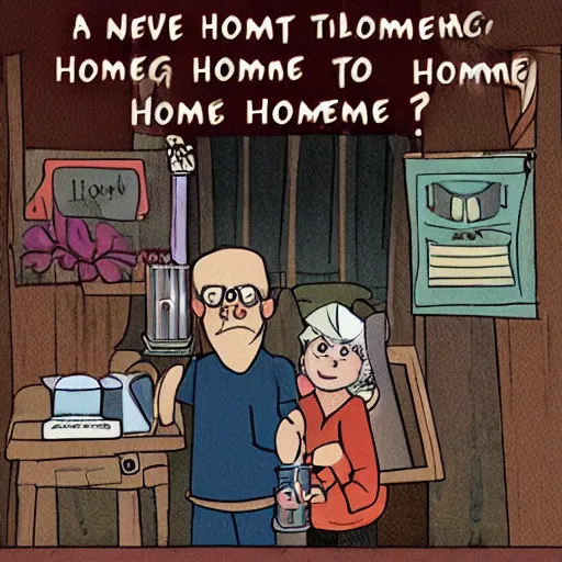 Image similar to a never before seen panel of the welcoming homestick