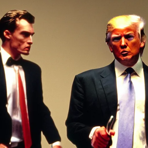 Image similar to Donald Trump as The American Psycho