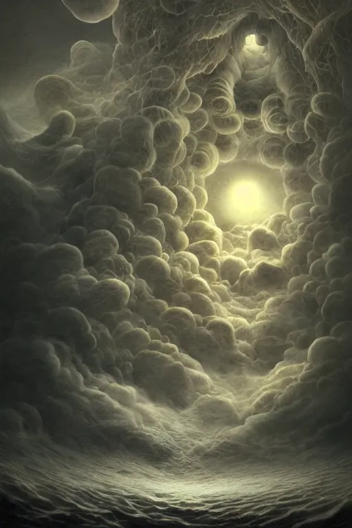 Image similar to Intricate stunning highly detailed Orpheus by agostino arrivabene and Vladimir Kush, surreal, digital painting, ultra realistic, sea storm, dramatic lighting, full moon, thick black swirling rocks, artstation