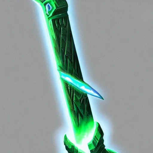 Image similar to giant energy sword, science fiction, magic item, d & d, concept art,