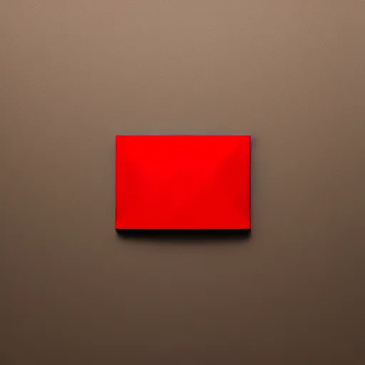 Image similar to close photograph of a cd cover with a small red rectangle on its side