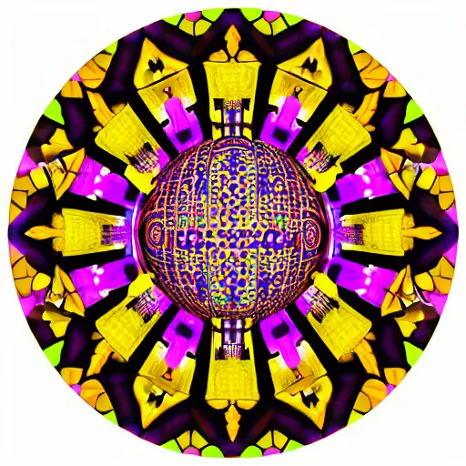 Image similar to Pysanky kaleidoscope magic circle