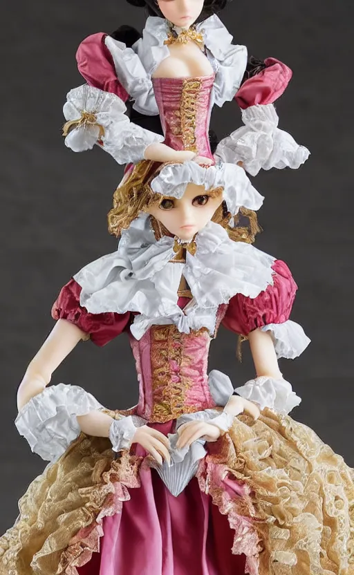 Image similar to dollfie in baroque dress