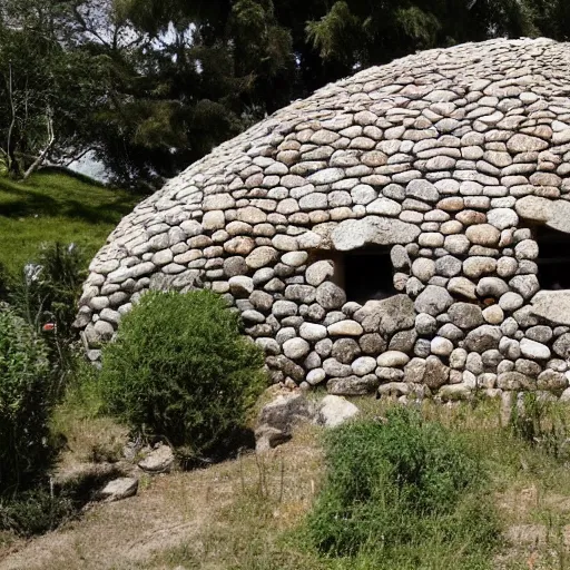 Image similar to house made of stones