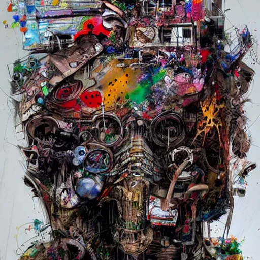 Image similar to concept art by david choe