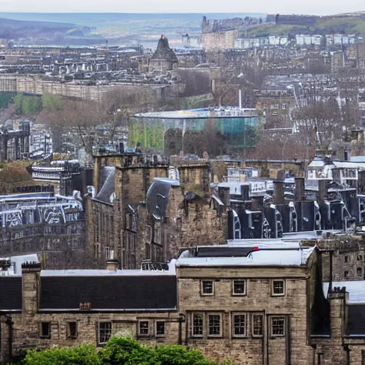 Image similar to view of the end of the world from Edinburgh castle