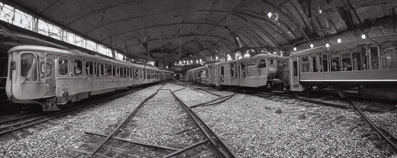 Image similar to early train built with spaghetti engines, canon 5 0 mm, cinematic lighting, photography, retro, kodachrome film