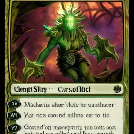 Image similar to mathematician magic the gathering card, overpowered, the gatherer