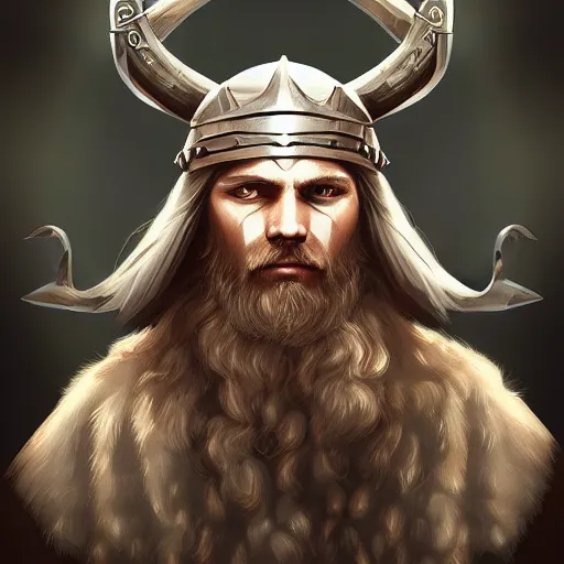 Epic viking king, divine, symmetrical, D&D character | Stable Diffusion ...