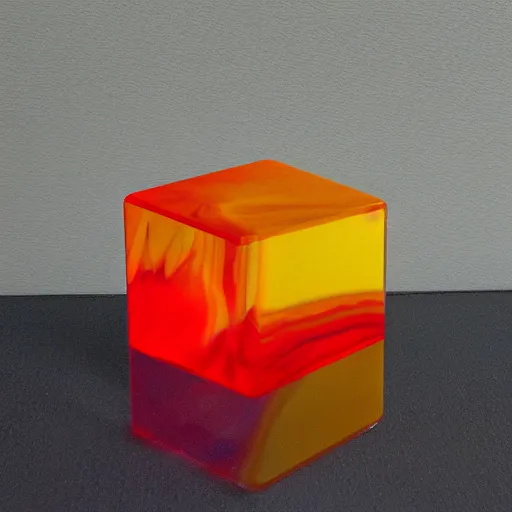 Image similar to resin cube, 1 6 : 9