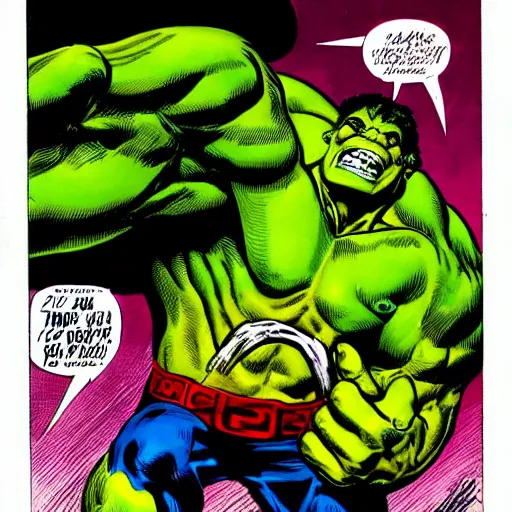 Image similar to ghost rider holding the hulk by the throat, marvel, jack kirby, jim lee