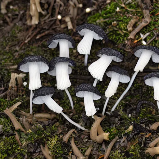 Image similar to Coprinus comatus, HD photo, extremely realistic, detailed