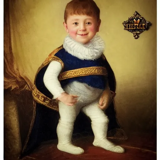 Image similar to Lord Henry, Littlest Lad in the Kingdom of Small