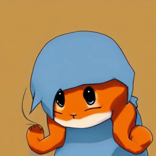 Image similar to merge of charmander and the cutest kitten ever