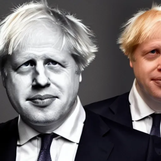 Image similar to photo of a fusion between boris johnson and a sandwich