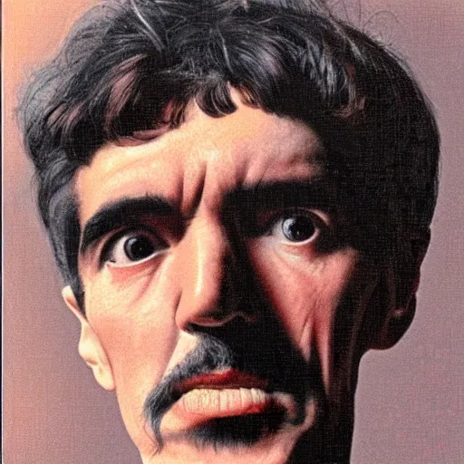 Prompt: a surrealist portrait of George Harrison
